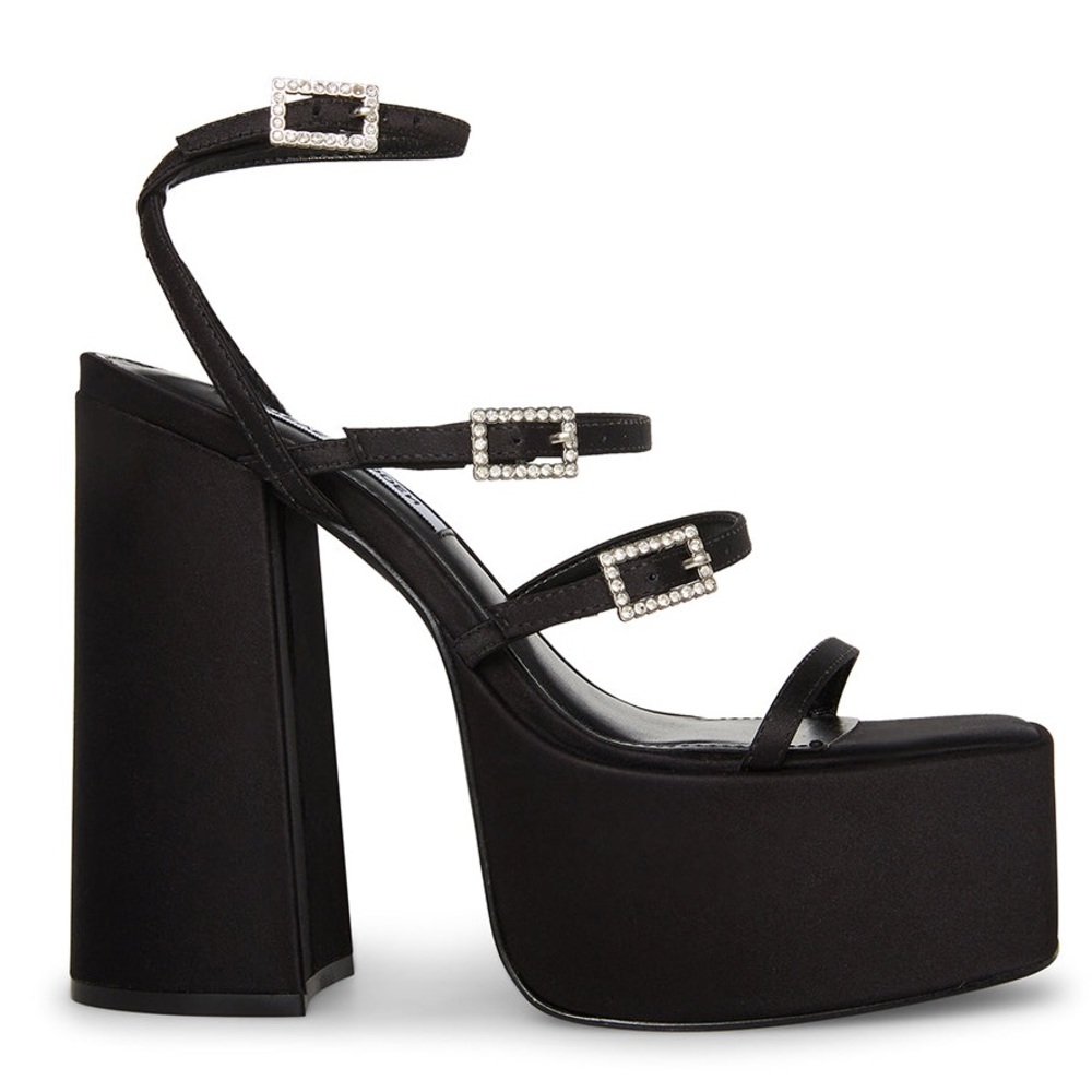 SOLD - Steve Madde Black Platform Heels